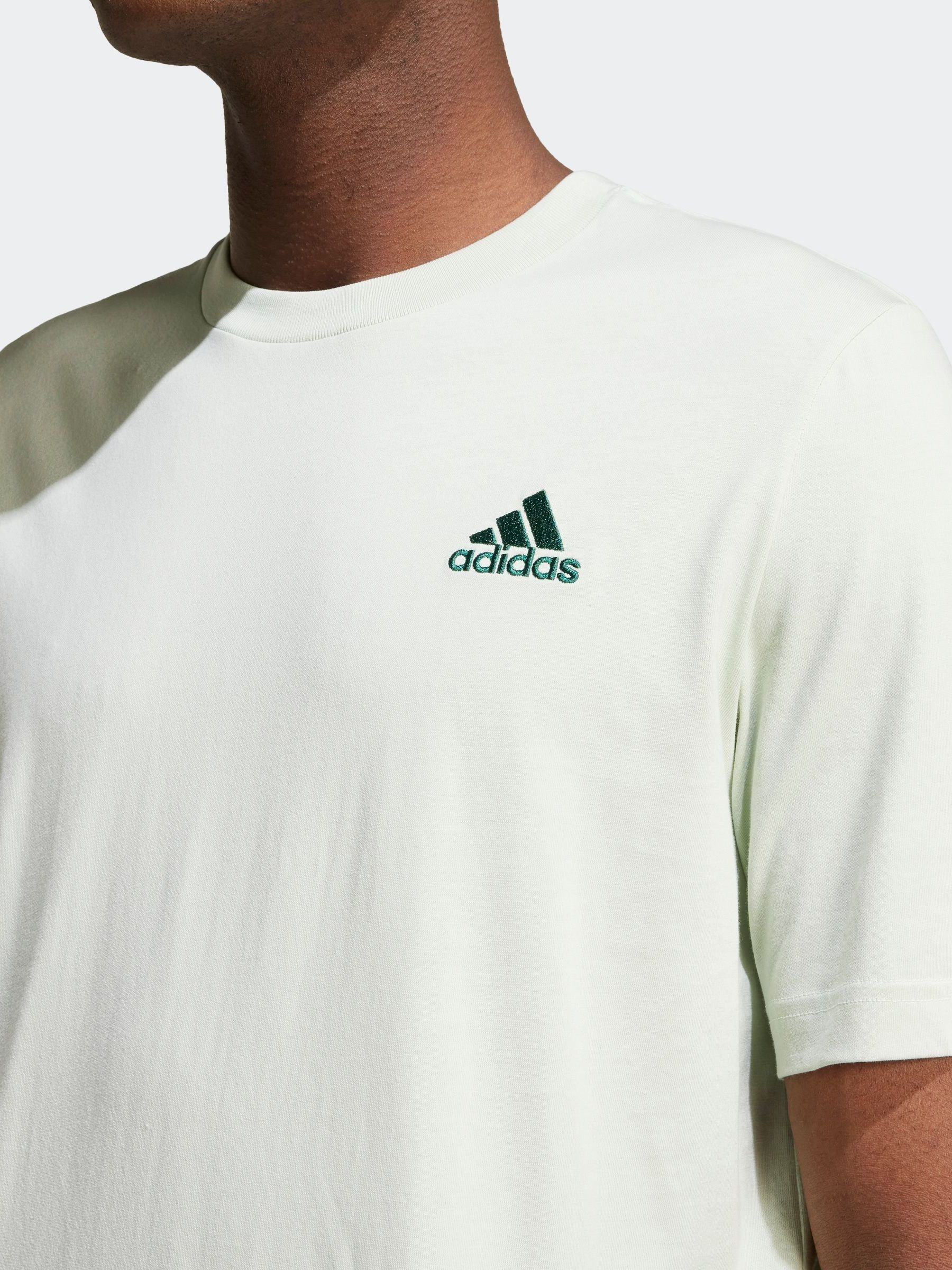 Adidas small logo t shirt discount