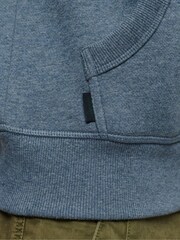 Superdry Blue Essential Logo Hoodie - Image 6 of 9