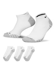 Nike White Everyday Max Cushioned Trainer Socks - Image 1 of 4