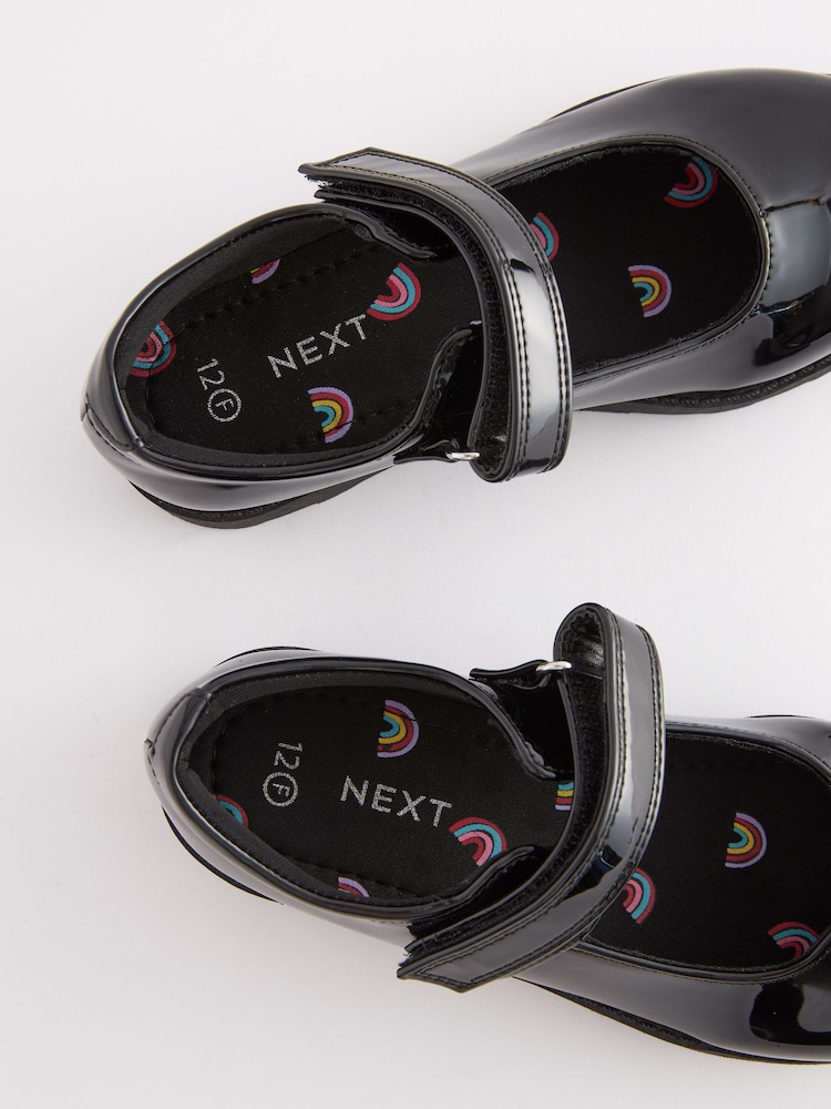 Buy Black Patent Junior School Mary Jane Shoes from the Next UK