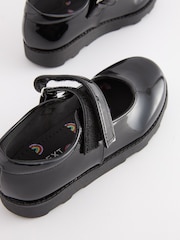 Black Patent Junior School Mary Jane Shoes - Image 7 of 8