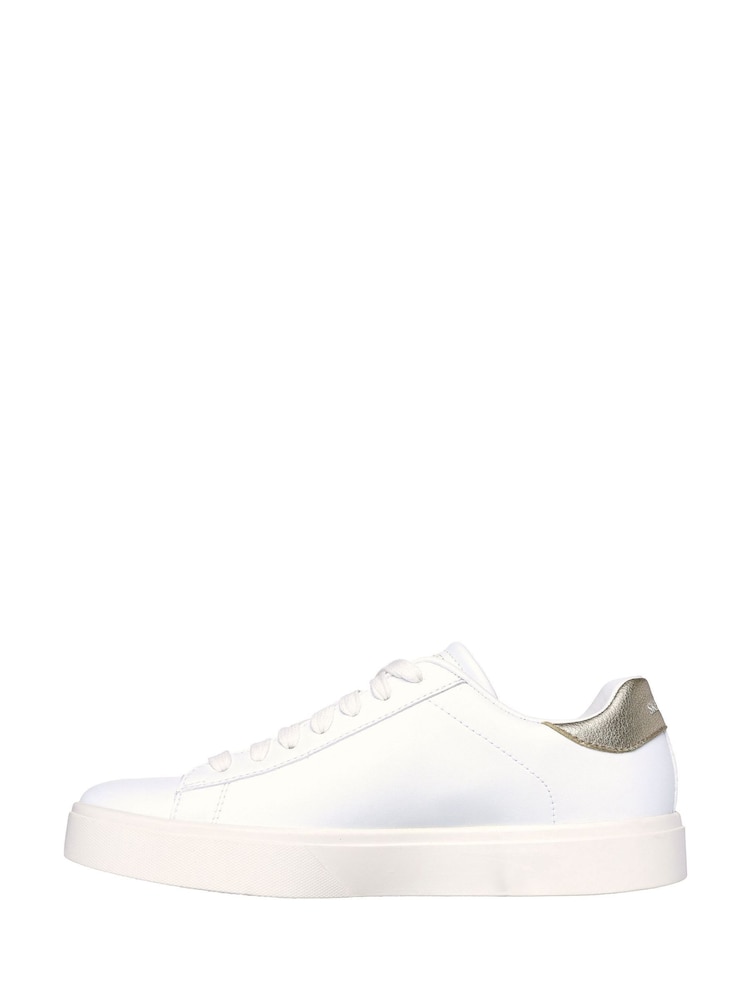 Skechers White Womens Eden LX  Trainers - Image 2 of 6