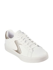Skechers White Womens Eden LX  Trainers - Image 3 of 6