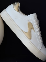 Skechers White Womens Eden LX  Trainers - Image 6 of 6