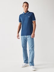 Fred Perry Mens Twin Tipped Polo Shirt - Image 2 of 7