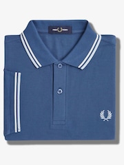Fred Perry Mens Twin Tipped Polo Shirt - Image 6 of 7