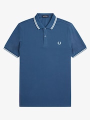 Fred Perry Mens Twin Tipped Polo Shirt - Image 7 of 7