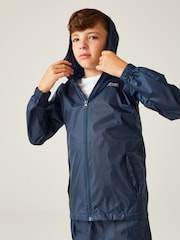 Regatta Navy Kids Waterproof Pack It Jacket III - Image 1 of 6