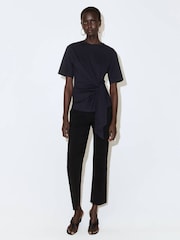 Mango Blue Knot Front T-Shirt - Image 1 of 7