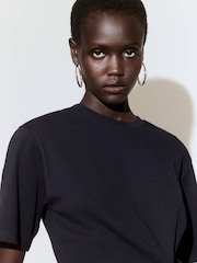 Mango Blue Knot Front T-Shirt - Image 4 of 7