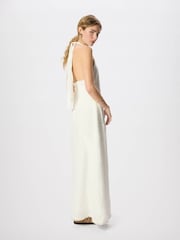 Whistles White Linen Halter Neck Dress - Image 2 of 5