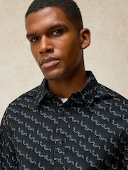 White Stuff Black Salcombe Print Shirt - Image 4 of 6