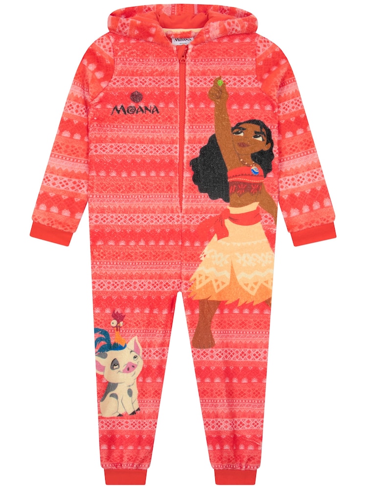 Character Orange Disney Moana Onesie - Image 1 of 12 Character Orange Disney Moana Onesie - Image 1 of 12