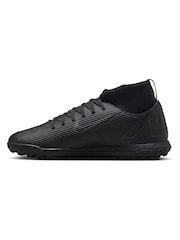 Nike Black Kids Mercurial Zoom Superfly 10 Club Turf Football Boots - Image 2 of 8