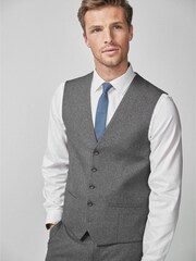 Grey Puppytooth Suit: Waistcoat - Image 1 of 6