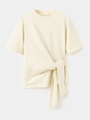 Mango Yellow Knot Front T-Shirt - Image 5 of 7