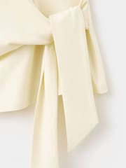 Mango Yellow Knot Front T-Shirt - Image 7 of 7