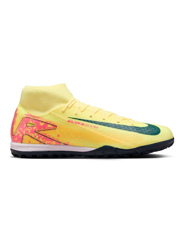 Nike Laser Orange Adults Zoom Mercurial Superfly 10 Kylian Mbappe Academy Turf Football Boots - Image 1 of 10