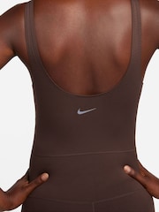 Nike Brown One Unitard Bodysuit Jumpsuit - Image 4 of 5
