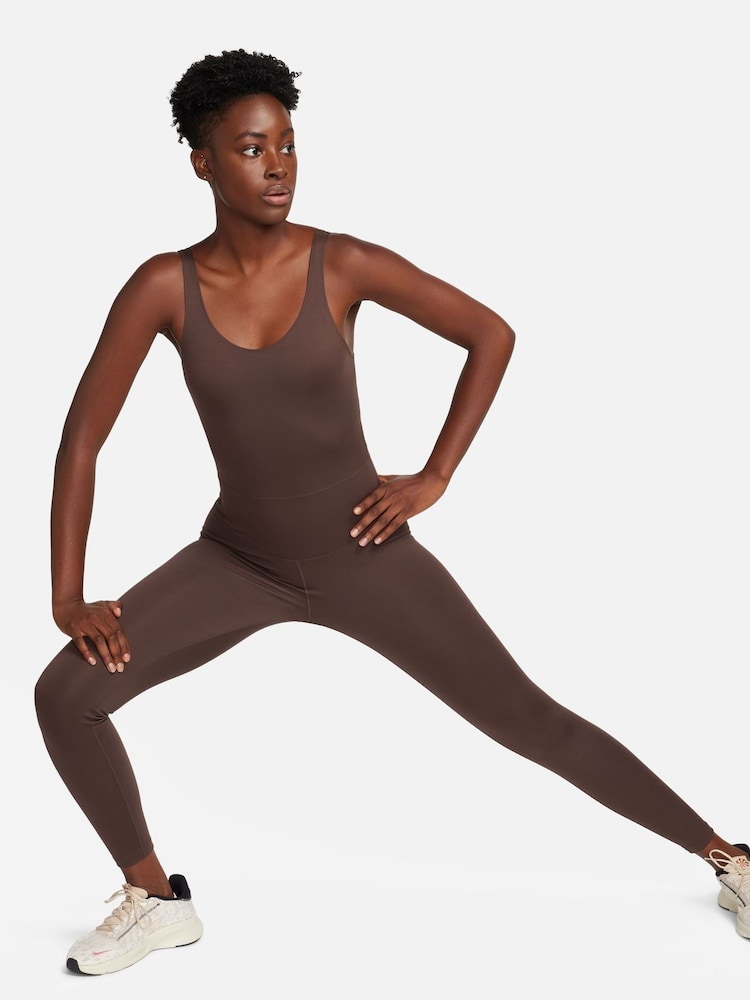 Nike Brown One Unitard Bodysuit Jumpsuit - Image 5 of 5