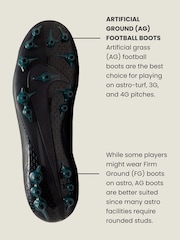 Nike Black Adults Mercurial Superfly 10 Academy Artificial Ground Football Boots - Image 3 of 10