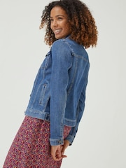 FatFace Blue Tasha Denim Jacket - Image 2 of 5