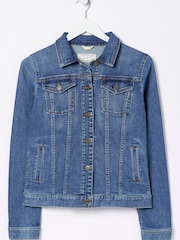 FatFace Blue Tasha Denim Jacket - Image 5 of 5