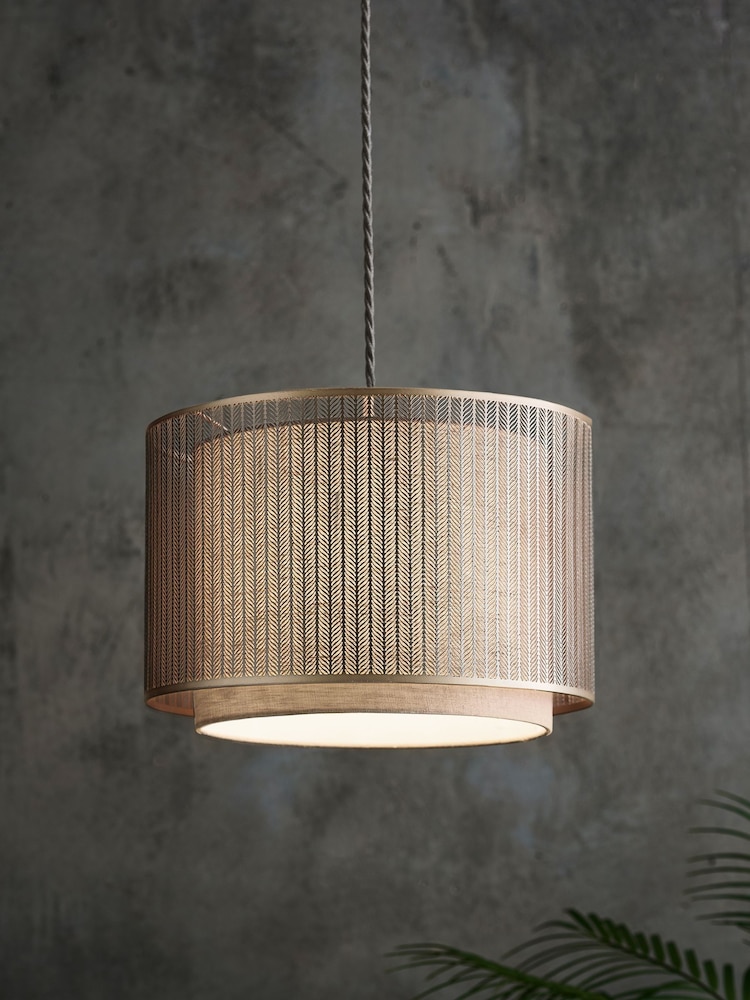 Gold Jada Easy Fit Lamp Shade - Image 1 of 4