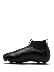 Nike Black Kids Mercurial Zoom Superfly 10 Academy Ground Green Football Boots - Image 2 of 9