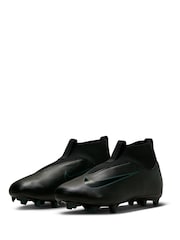 Nike Black Kids Mercurial Zoom Superfly 10 Academy Ground Green Football Boots - Image 3 of 9