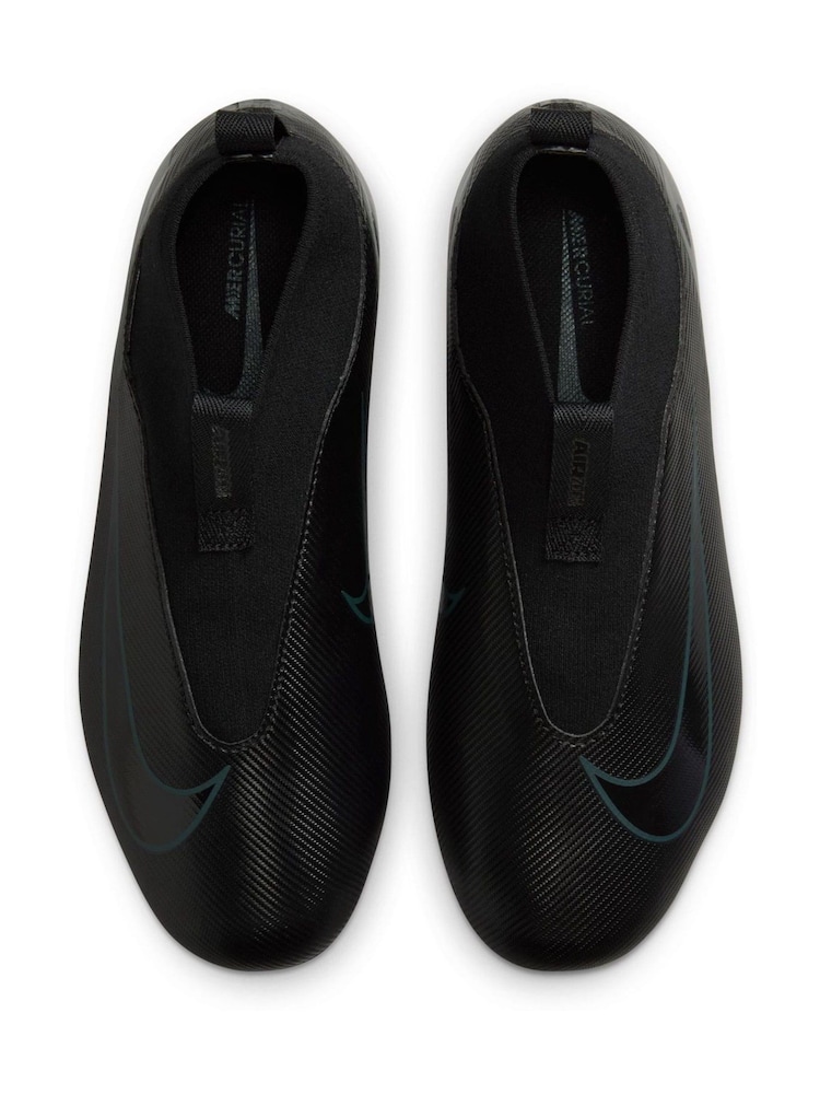 Nike Black Kids Mercurial Zoom Superfly 10 Academy Ground Green Football Boots - Image 5 of 9