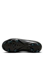 Nike Black Kids Mercurial Zoom Superfly 10 Academy Ground Green Football Boots - Image 6 of 9