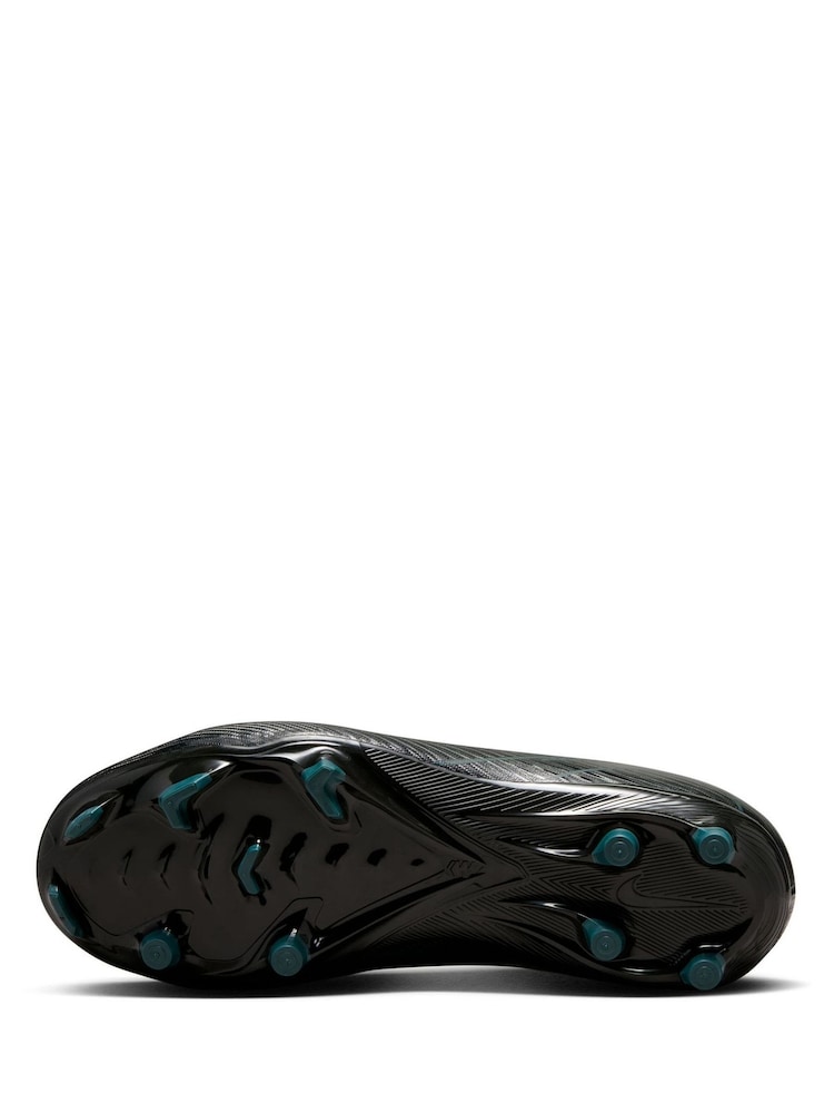 Nike Black Kids Mercurial Zoom Superfly 10 Academy Ground Green Football Boots - Image 6 of 9