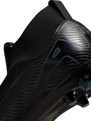 Nike Black Kids Mercurial Zoom Superfly 10 Academy Ground Green Football Boots - Image 7 of 9