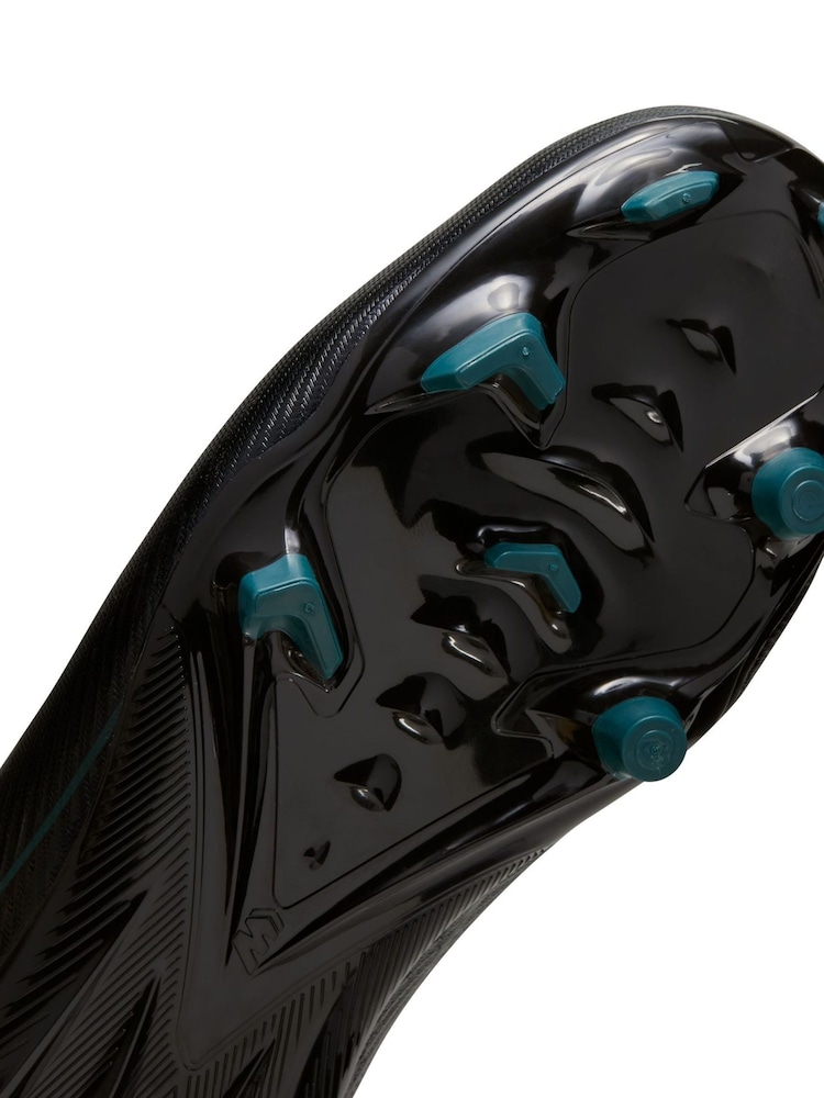 Nike Black Kids Mercurial Zoom Superfly 10 Academy Ground Green Football Boots - Image 9 of 9