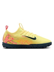 Nike Laser Orange Kids Zoom Mercurial Vapor 16 Academy Kylian Mbappe Turf Football Boots - Image 3 of 10