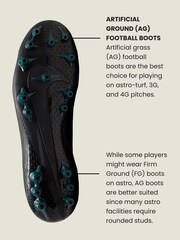 Nike Black Kids Mercurial Zoom Superfly 10 Academy Artificial Ground Football Boots - Image 3 of 10