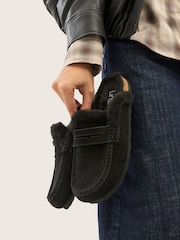 Qara - Linzi Elma Fur Mule Slippers - 5şəkildən 1 şəkil