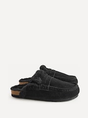 Qara - Linzi Elma Fur Mule Slippers - 5şəkildən 3 şəkil