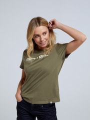 Animal Mint Green Womens Marina Logo 100% Cotton T-Shirt - Image 1 of 1