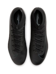 Nike Black/Green Adults Zoom Mercurial Superfly 10 Academy Soft Ground Football Boots - Image 10 of 11