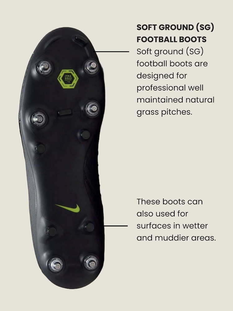 Nike Black/Green Adults Zoom Mercurial Superfly 10 Academy Soft Ground Football Boots - Image 3 of 11