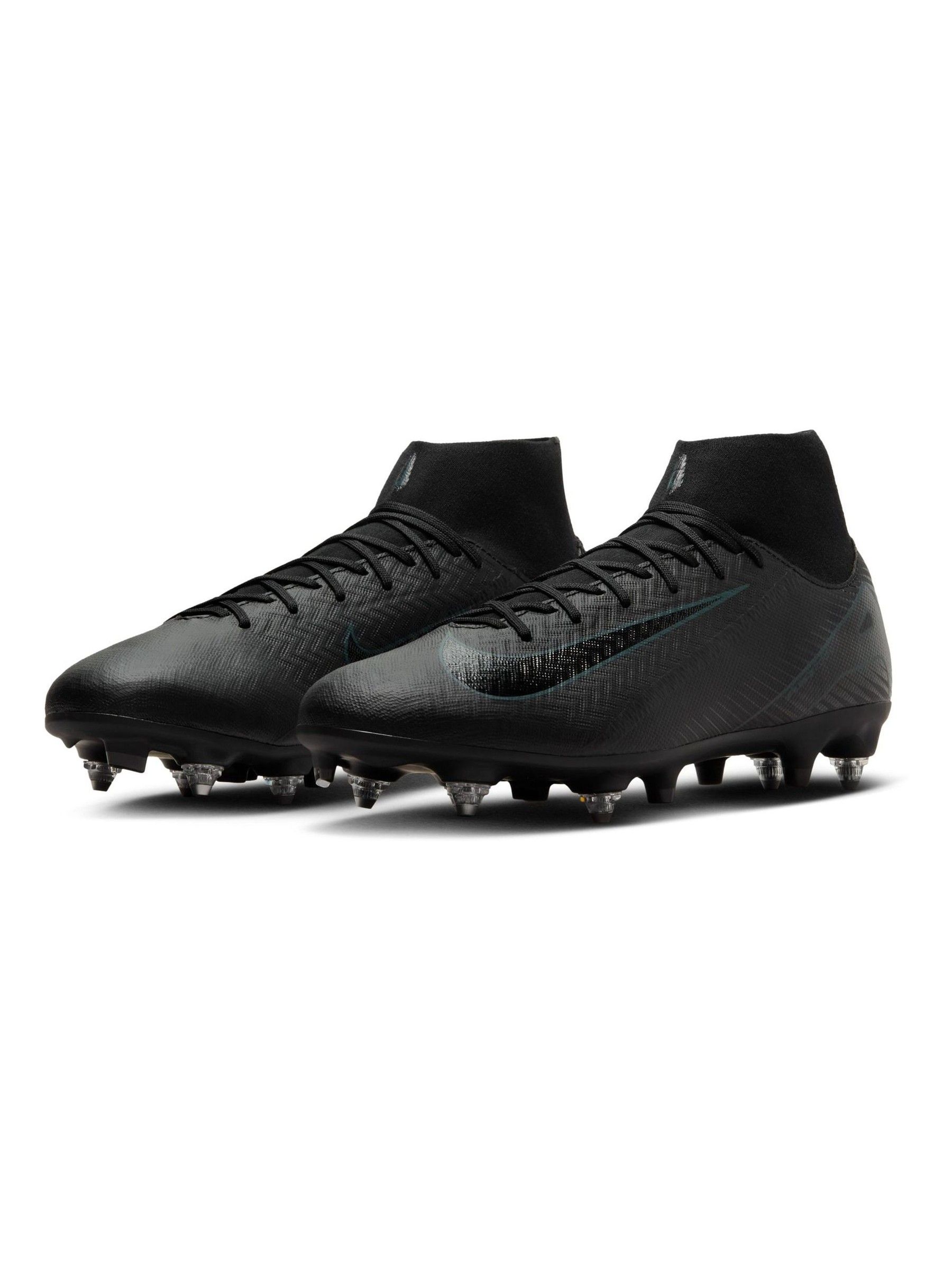 Buy Nike Black Green Adults Zoom Mercurial Superfly 10 Academy Soft Ground Football Boots from Next Luxembourg