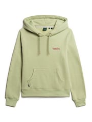 Superdry Green Essential Logo Hoodie - Image 4 of 4