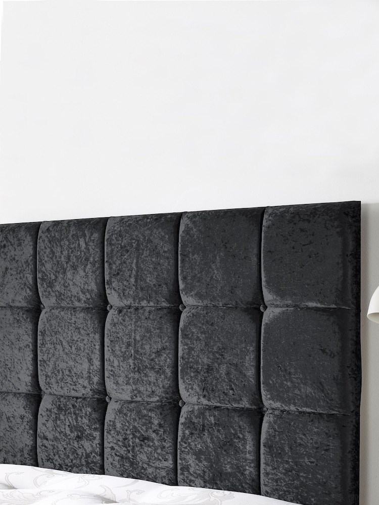 Aspire Furniture Black Pennine Headboard - Image 1 of 2
