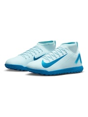 Nike Glacier Blue Kids Mercurial Zoom Superfly 10 Club Turf Football Boots - Image 2 of 11