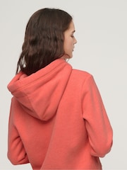 Superdry Orange Essential Logo Hoodie - Image 2 of 6