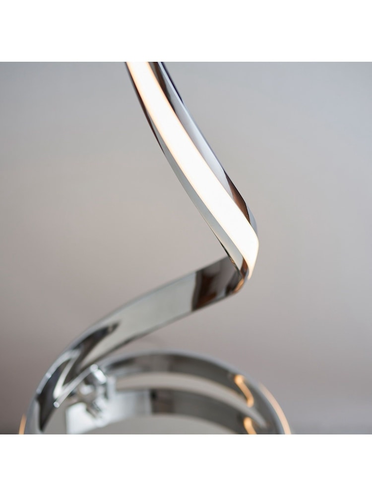 Gallery Home Chrome Maria Floor Lamp - Image 2 of 8