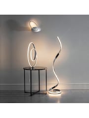 Gallery Home Chrome Maria Floor Lamp - Image 5 of 8