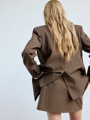 Mango Brown Check Skort - Image 3 of 7